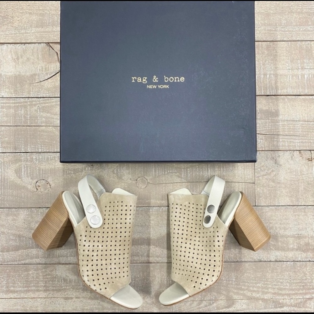 Rag & Bone Leigh Sandal in Stucco Size 8.5